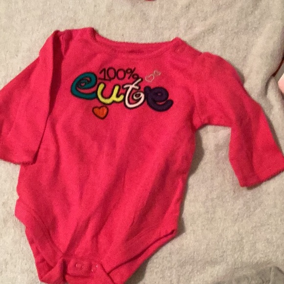 Bundle of baby girl onesies 0-3 months - Picture 3 of 4